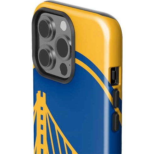 NBA Golden State Warriors Large Logo iPhone 15 Pro Impact Case